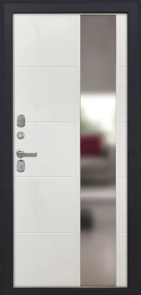 Входная дверь ДвериПРО Модель L-49 ФЛЗ-649 капучино (зеркало) DPRO201276 внутренняя сторона