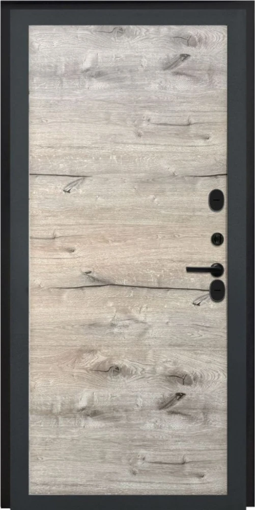 Входная дверь ДвериПРО L-43 Без фрезеровки Дуб пацифик горизонт DPRO221142 внутренняя сторона